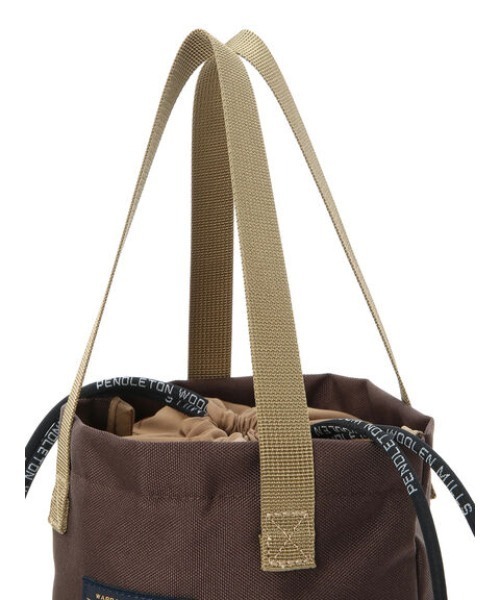 Green　Parks（グリーンパークス）の「■別注PENDLETON ランタンバッグ（トートバッグ・レディース・ブラック/ブラウン・FREE）」の12枚目の写真