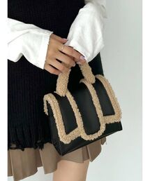 EMODA | フェイクムートンフラップバッグ(ハンドバッグ)