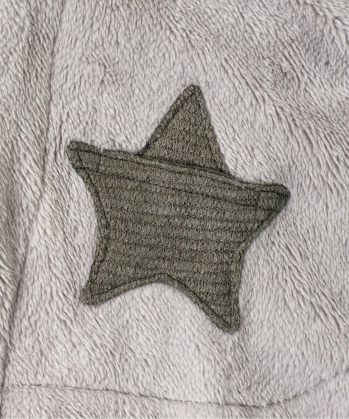 BREEZE（ブリーズ）の「ダッフルボアマント（おくるみ・キッズ・レインボー/ベージュ・80）」の11枚目の写真