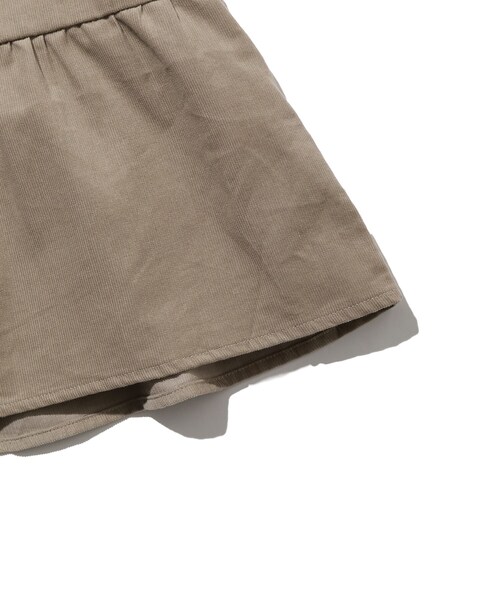 SHOO・LA・RUE（シューラルー）の「◆【90-130cm】コーデュロイティアードワンピ（ワンピース・キッズ・グレー/ブラウン系・11/13/09/10/12）」の7枚目の写真