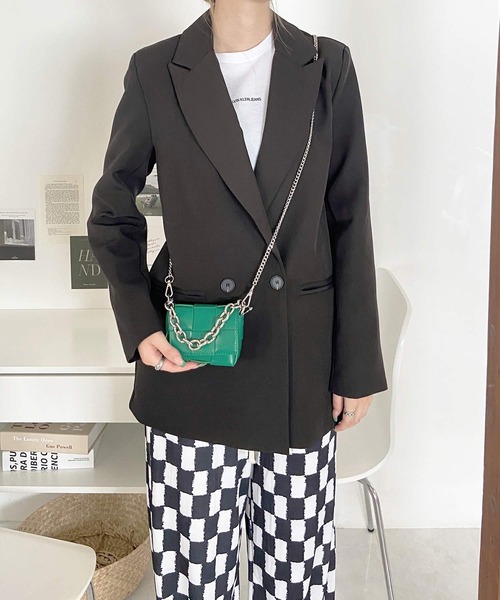 shopnikoniko(ショップニコニコ)の「編み込み 3way ミニショルダーバッグ(ショルダーバッグ・レディース・ブラック/グリーン/ホワイト・フリー)」の13枚目の写真