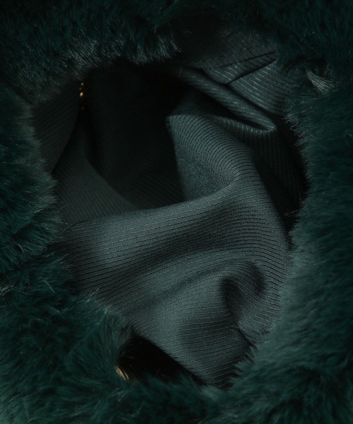 BAYFLOW（ベイフロー）の「エコファーワンハンドルバッグ（ハンドバッグ・レディース・グレー/ベージュ/グリーン・FREE）」の20枚目の写真