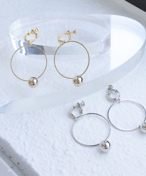 NOLLEY’S Sophi（ノーリーズソフィ）の「リングボールイヤリング（イヤリング・レディース・シルバー/ゴールド・FREE）」の10枚目の写真