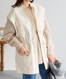 Chaco closet | スタンドカラーミリタリーベスト(ベスト)