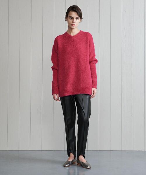 H　BEAUTY&YOUTH UNITED ARROWS（エイチビューティーアンドユースユナイテッドアローズ）の「＜H＞FAKE LEATHER TRENKA/パンツ（その他パンツ・レディース・ブラック・S/M）」の3枚目の写真