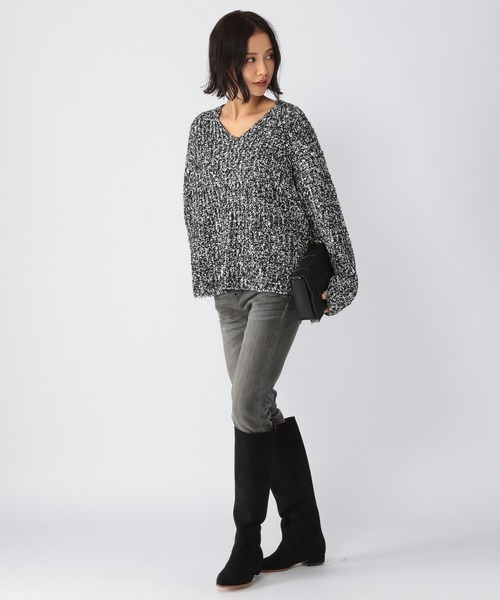 Mazell（マゼル）の「Mazell  / インヒールロングブーツ（ブーツ・レディース・ブラック/ブラック系8・S/M/L/LL）」の3枚目の写真