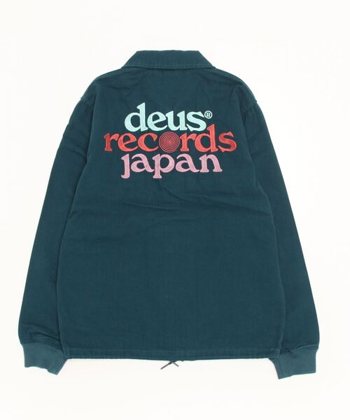 DEUS EX MACHINA(デウスエクスマキナ)の「RECORDS CANVAS COACH JACKET(ブルゾン・メンズ・ブラック/ブルー/ブラウン・XS/S/M/L/XL)」の6枚目の写真