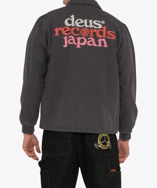 DEUS EX MACHINA(デウスエクスマキナ)の「RECORDS CANVAS COACH JACKET(ブルゾン・メンズ・ブラック/ブルー/ブラウン・XS/S/M/L/XL)」の11枚目の写真