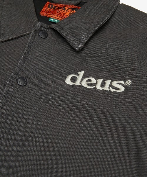 DEUS EX MACHINA(デウスエクスマキナ)の「RECORDS CANVAS COACH JACKET(ブルゾン・メンズ・ブラック/ブルー/ブラウン・XS/S/M/L/XL)」の14枚目の写真