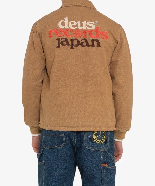 DEUS EX MACHINA(デウスエクスマキナ)の「RECORDS CANVAS COACH JACKET(ブルゾン・メンズ・ブラック/ブルー/ブラウン・XS/S/M/L/XL)」の12枚目の写真