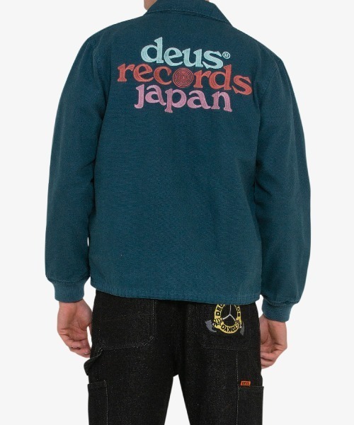 DEUS EX MACHINA(デウスエクスマキナ)の「RECORDS CANVAS COACH JACKET(ブルゾン・メンズ・ブラック/ブルー/ブラウン・XS/S/M/L/XL)」の9枚目の写真