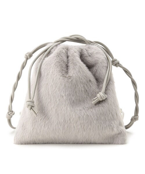 【otonaMUSE12月号掲載】【2WAY】ファーバケットバッグ