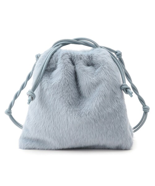 【otonaMUSE12月号掲載】【2WAY】ファーバケットバッグ