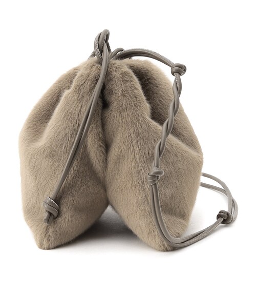 【otonaMUSE12月号掲載】【2WAY】ファーバケットバッグ