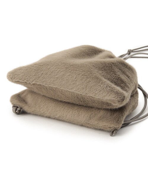 【otonaMUSE12月号掲載】【2WAY】ファーバケットバッグ