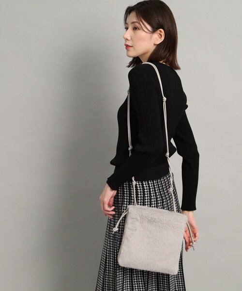 【otonaMUSE12月号掲載】【2WAY】ファーバケットバッグ