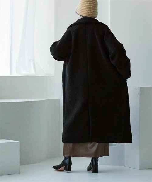 miette（ミエット）の「ボアステンカラーロングコート（ステンカラーコート・レディース・ブラウン/ブラック・FREE）」の17枚目の写真
