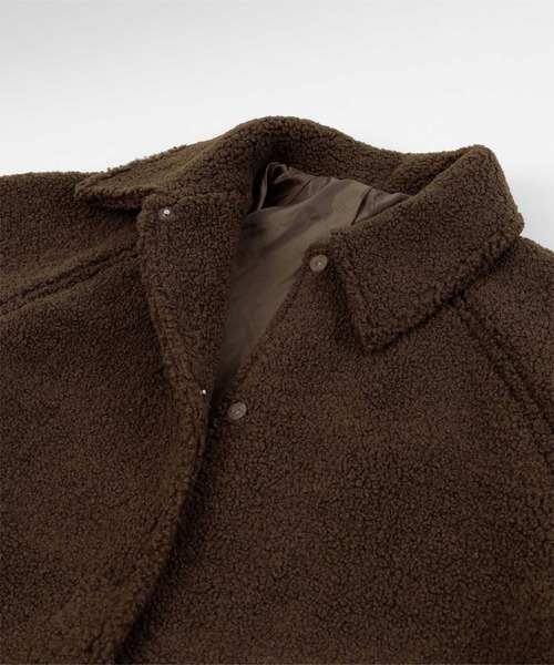 miette（ミエット）の「ボアステンカラーロングコート（ステンカラーコート・レディース・ブラウン/ブラック・FREE）」の12枚目の写真