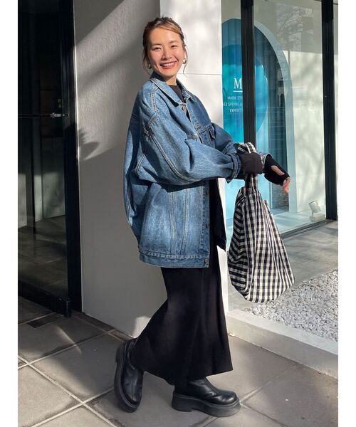 Ungrid（アングリッド）の「ビッグシルエットデニムジャケット（デニム