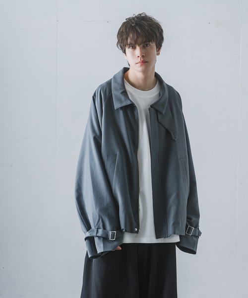 KUUUPY(クーピー)の「2way Military Flight Blouson - 2way ミリタリーフライトブルゾン(ブルゾン・メンズ・ブラック/グレー/チャコールグレー/グレイッシュベージュ・SMALL/MEDIUM/LARGE)」の15枚目の写真