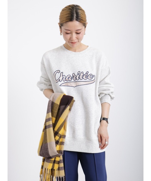 Samansa Mos2 blue（サマンサモスモスブルー）の「チェックマフラー（ストール/ショール・レディース・レッド/ベージュ/グレー/マスタード/チャコール・ﾌﾘ-）」の7枚目の写真