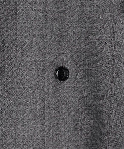 TOMORROWLAND (トゥモローランド)の「ポリエステルウール オープンカラーシャツ(シャツ/ブラウス・メンズ・グレー/ブラック/グリーン/キャメル・XS/S/M)」の12枚目の写真