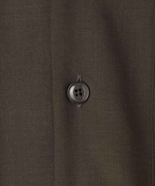 TOMORROWLAND (トゥモローランド)の「ポリエステルウール オープンカラーシャツ(シャツ/ブラウス・メンズ・グレー/ブラック/グリーン/キャメル・XS/S/M)」の15枚目の写真