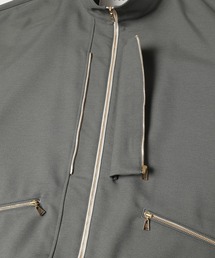 CULLNI（クルニ）の「23-SS-012/ Chambray Twill High Neck Blouson