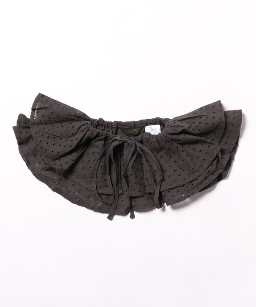 A BOND（アボンド）の「レースフリルカラー（付け襟・キッズ・チャコール/ベージュ/ライトグリーン/ピンク・FREE）」の2枚目の写真