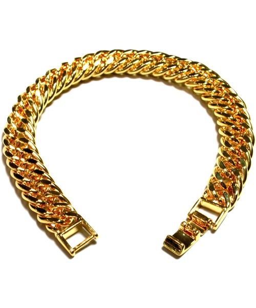 GALLIS ADDICTION（ガリスアディクション）の「GA 喜平 BRACELET-M（バングル/リストバンド・メンズ・シルバー/ゴールド・FREE）」の4枚目の写真