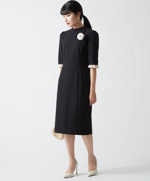 Tiara(ティアラ)の「タイトクラシカルワンピース(ワンピース・レディース・ネイビー/ブラック・M/S/L)」の13枚目の写真