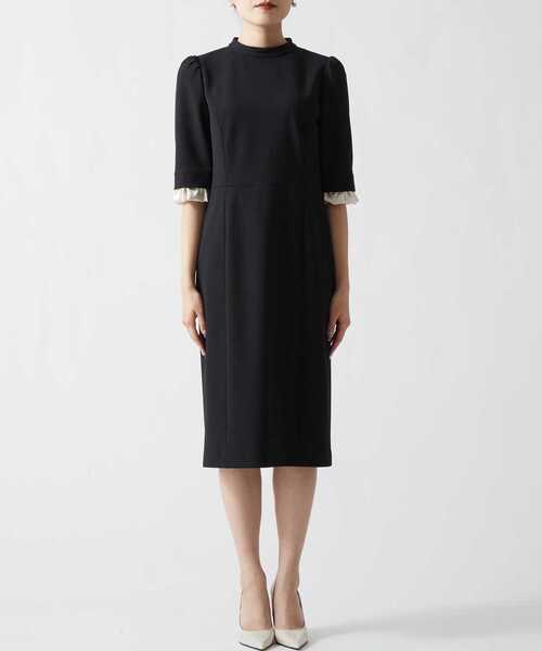Tiara(ティアラ)の「タイトクラシカルワンピース(ワンピース・レディース・ネイビー/ブラック・M/S/L)」の12枚目の写真