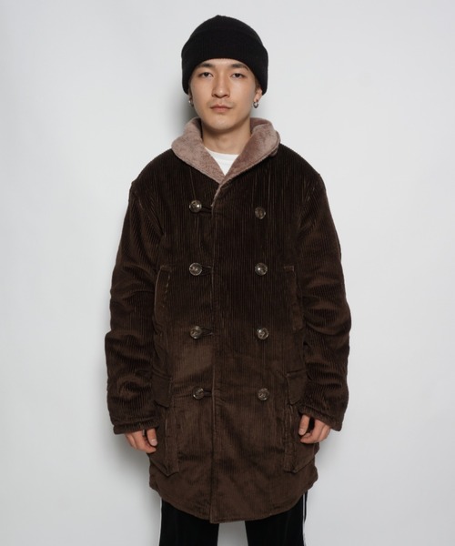 superNova.(スーパーノヴァ)の「Runch coat - Corduroy(その他アウター・メンズ・ブラウン/ブラック・M)」の2枚目の写真
