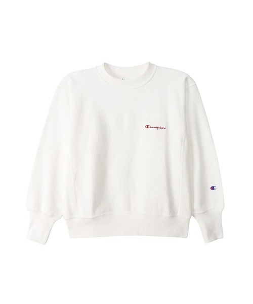 Champion(チャンピオン)の「【Champion/チャンピオン】レディース リバースウィーブ(R) クルーネックスウェットシャツ(スウェット・レディース・グレー/オートミール/ライトホワイト/グレイッシュブルー/ブラック系その他・MEDIUM/LARGE)」の2枚目の写真
