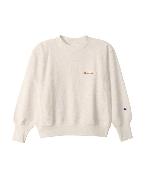 Champion(チャンピオン)の「【Champion/チャンピオン】レディース リバースウィーブ(R) クルーネックスウェットシャツ(スウェット・レディース・グレー/オートミール/ライトホワイト/グレイッシュブルー/ブラック系その他・MEDIUM/LARGE)」の4枚目の写真