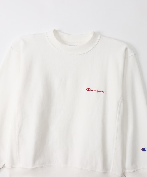 Champion(チャンピオン)の「【Champion/チャンピオン】レディース リバースウィーブ(R) クルーネックスウェットシャツ(スウェット・レディース・グレー/オートミール/ライトホワイト/グレイッシュブルー/ブラック系その他・MEDIUM/LARGE)」の7枚目の写真