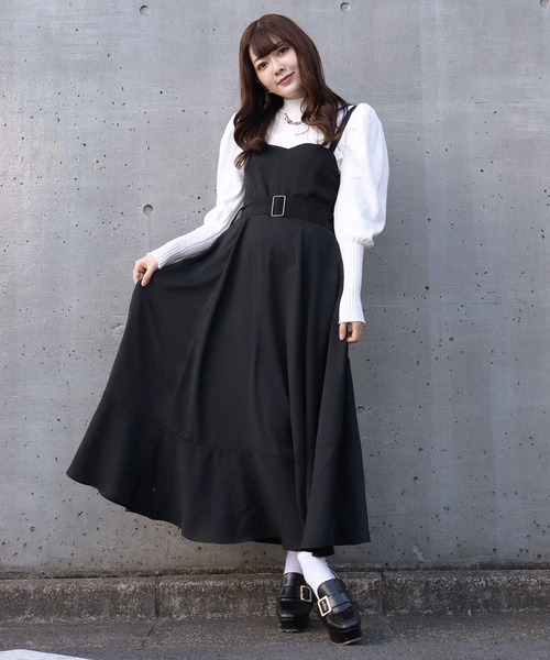 Crea titty&Co. PETIT(クレアティティーアンドコープチ)の「【Crea titty&Co.PETIT】フロントチェーンリブニット(Tシャツ/カットソー・レディース・アイボリー/ホワイト/ブラック・FREE)」の13枚目の写真