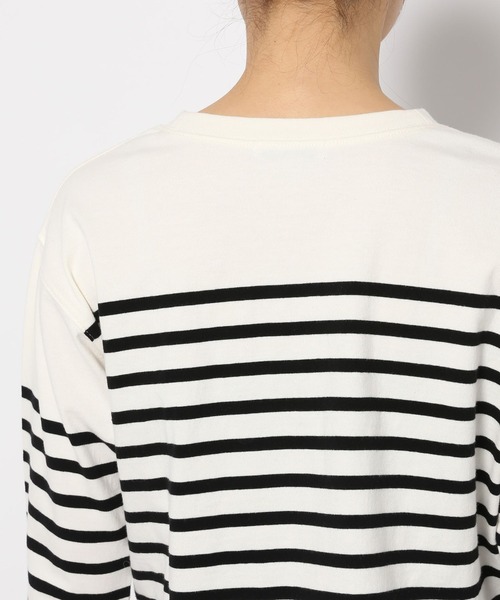 PAGEBOY（ページボーイ）の「パネルボーダーショートロンT（Tシャツ/カットソー・レディース・ブラック/ピンク/ラベンダー・FREE）」の11枚目の写真