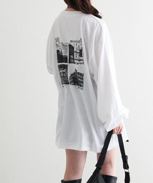 11247【美品・正規品確認済み】オフホワイト☆バックプリント黒ロングtシャツ 24-07-19-c11_1.jpg