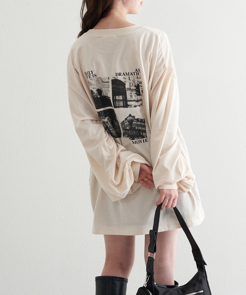 CAVEMPT C.E バックプリント ロンT CONFUSE ロンT メンズ バックプリント 長袖 Tシャツ アメカジ