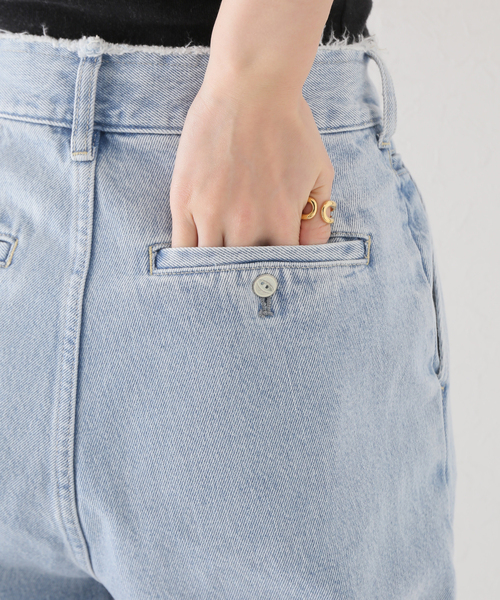 スローブイエナ　LE DENIM ワイドカーブパンツ LE DENIM ワイドカーブパンツ | スローブ イエナ(SLOBE IENA