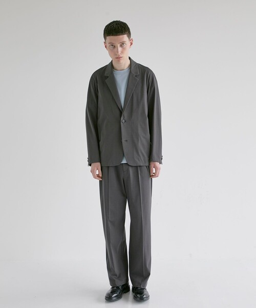 CITY TOKYO（シティトウキョウ）の「サマージャージーストレートスラックス（スラックス・メンズ・ブラック/ライトグレー/ダークブラウン・1/2/3）」の4枚目の写真