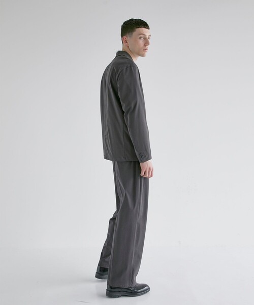 CITY TOKYO（シティトウキョウ）の「サマージャージーストレートスラックス（スラックス・メンズ・ブラック/ライトグレー/ダークブラウン・1/2/3）」の5枚目の写真