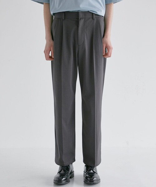 CITY TOKYO（シティトウキョウ）の「サマージャージーストレートスラックス（スラックス・メンズ・ブラック/ライトグレー/ダークブラウン・1/2/3）」の7枚目の写真