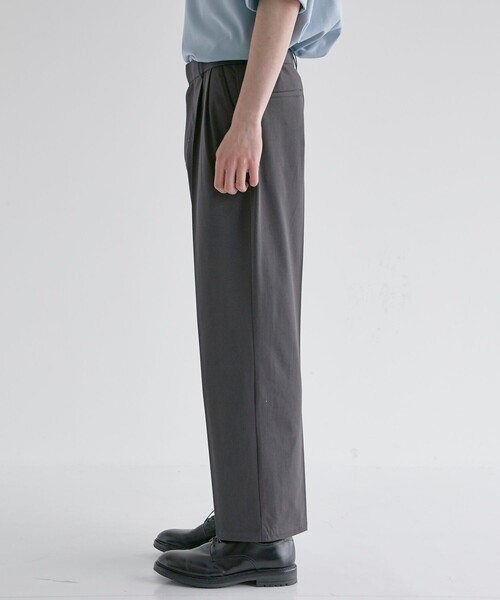 CITY TOKYO（シティトウキョウ）の「サマージャージーストレートスラックス（スラックス・メンズ・ブラック/ライトグレー/ダークブラウン・1/2/3）」の8枚目の写真