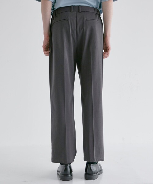 CITY TOKYO（シティトウキョウ）の「サマージャージーストレートスラックス（スラックス・メンズ・ブラック/ライトグレー/ダークブラウン・1/2/3）」の9枚目の写真