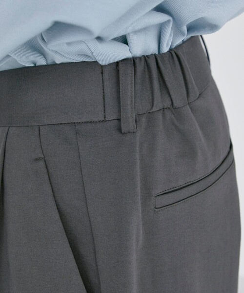 CITY TOKYO（シティトウキョウ）の「サマージャージーストレートスラックス（スラックス・メンズ・ブラック/ライトグレー/ダークブラウン・1/2/3）」の12枚目の写真