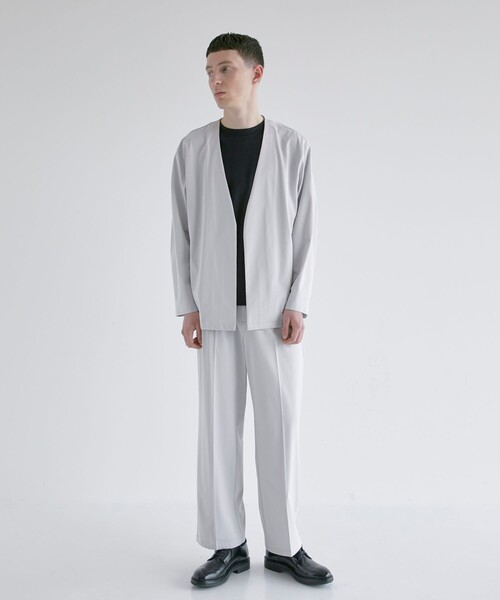 CITY TOKYO（シティトウキョウ）の「サマージャージーストレートスラックス（スラックス・メンズ・ブラック/ライトグレー/ダークブラウン・1/2/3）」の15枚目の写真