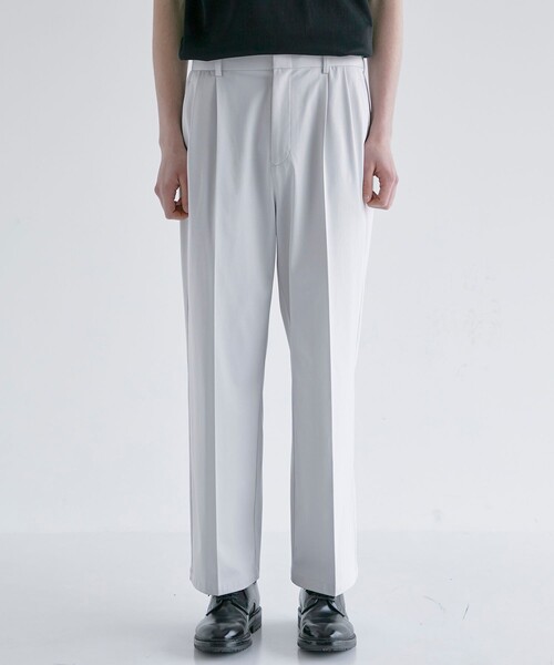 CITY TOKYO（シティトウキョウ）の「サマージャージーストレートスラックス（スラックス・メンズ・ブラック/ライトグレー/ダークブラウン・1/2/3）」の18枚目の写真