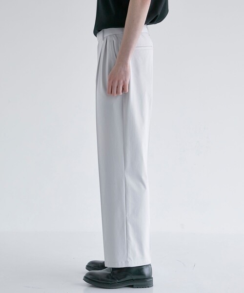 CITY TOKYO（シティトウキョウ）の「サマージャージーストレートスラックス（スラックス・メンズ・ブラック/ライトグレー/ダークブラウン・1/2/3）」の19枚目の写真